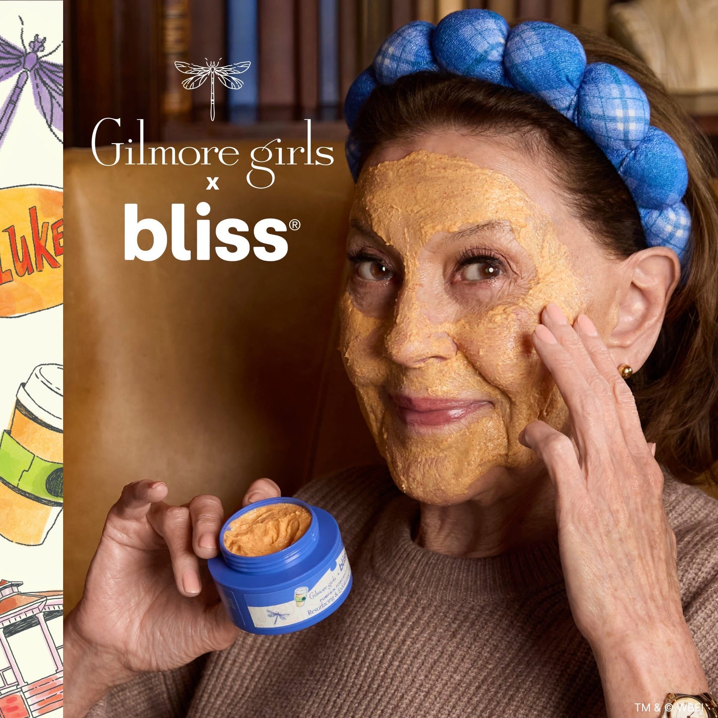 Gilmore Girls x Bliss Pumpkin Powerhouse Resurfacing & Exfoliating Mask + Spa Headband