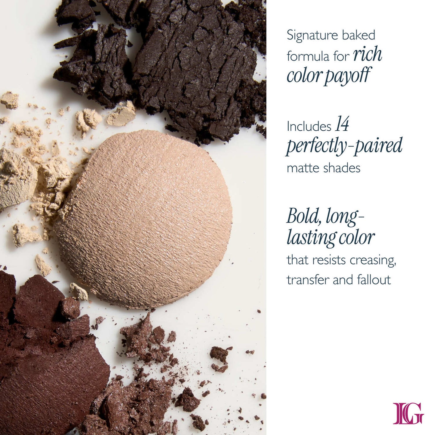 The Delectables 14 Multi-Finish Baked Eyeshadows: Madison Ave. Mattes